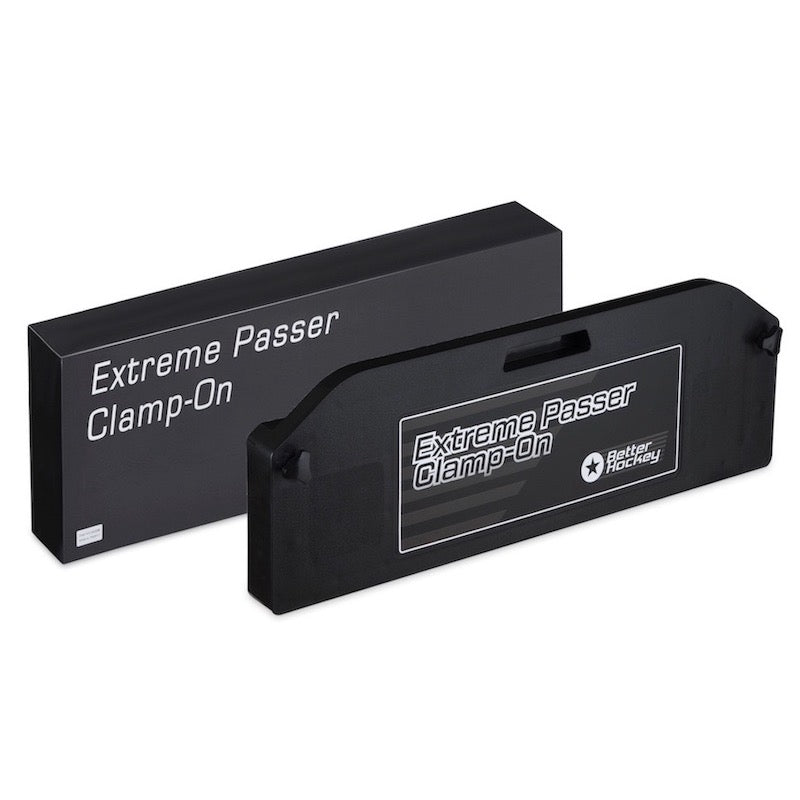 Extreme Passer Clamp-On for skottramp practice, enhances hockey shooting and passing skills in your backyard.