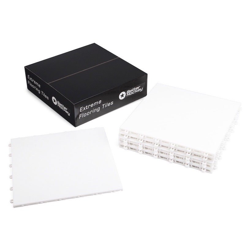 Skottramp teknikpaket hockey med Extreme Flooring Tiles för effektiv träning och skottövningar.