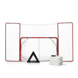 Skottramp teknikpaket hockey med mål och övningshjälpmedel för effektiv träning av skott.
